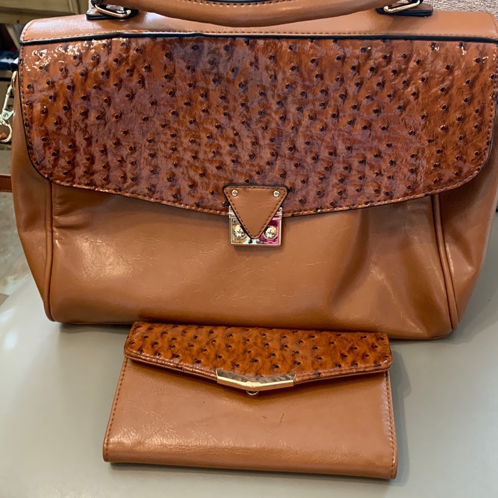 Shoulder or hand purse with wallet